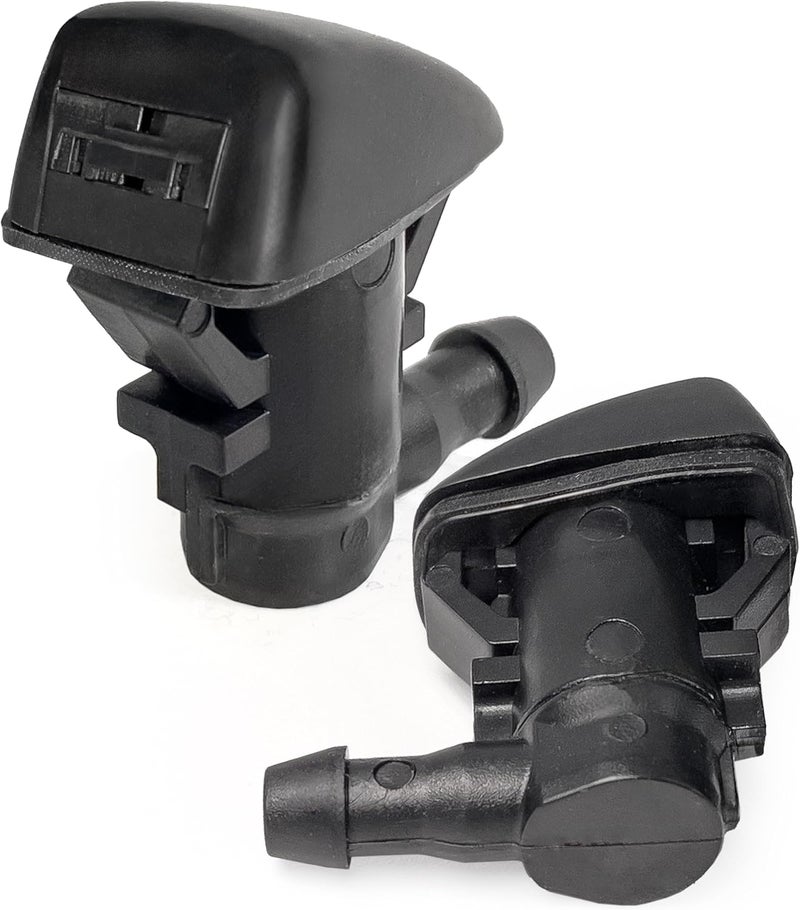 Click&Fit Windshield Washer Nozzles compatible with Ford Fiesta 2011-2022, Transit 2015-2022, F250 F350 F450 F550, Ecosport – Wiper water spray jets repair replaces OE: BE8Z-17603-A (2-jets) - Image 1